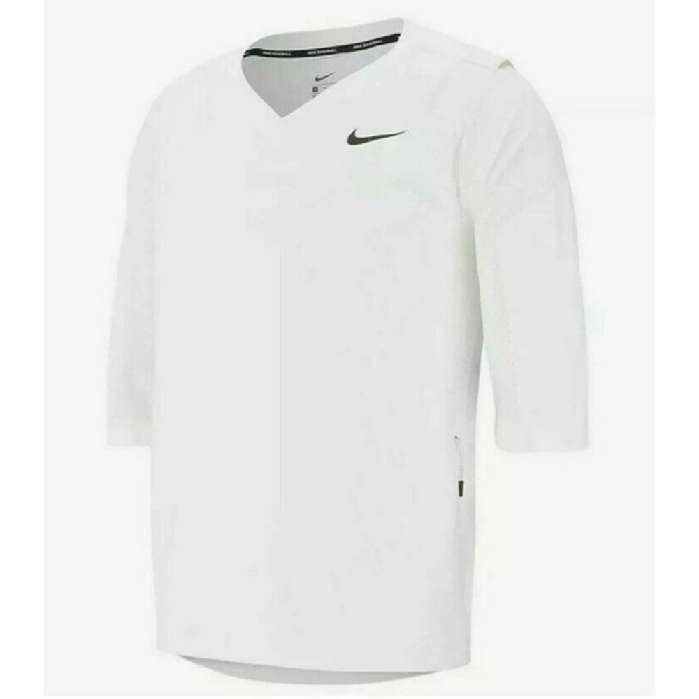 Nike Mens Baseball Jacket 3/4 Hot Jacket Pullover 3/4‎ Sleeve V-Neck med